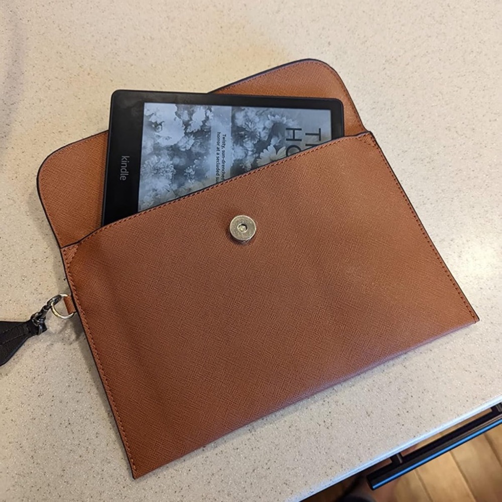 Bag pouch sling wallet 4 in 1 brown faux leather fashion women bag new - Picture 5 of 7